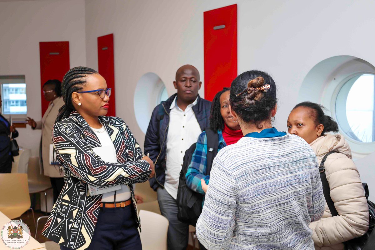 Diaspora_KE's tweet photo. @Diapsora_KE PS @roselinenjogu chaired a meeting between representatives from the African Association of German Business @afrikaverein led by @CKannengiesser and recruiters from both Kenya and Germany. 1/3 #LabourManagement #LabourMigration