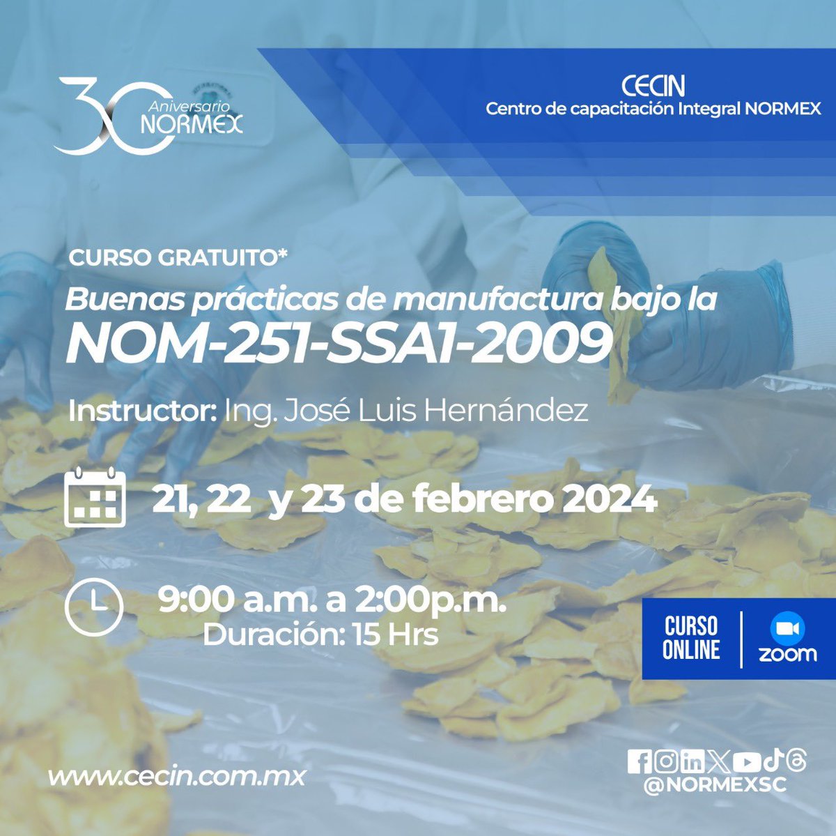 ldecosio88's tweet photo. ¿Deseas destacar dentro de la industria alimentaria?🥫 🧃

 Aprende cómo optimizar cada uno de tus procesos y mejorar los estándares de calidad de tus productos en nuestro curso gratuito de Buenas Prácticas de Manufactura.

Regístrate aquí: https://t.co/uzzV9UmbQQ https://t.co/BBlOshCeys