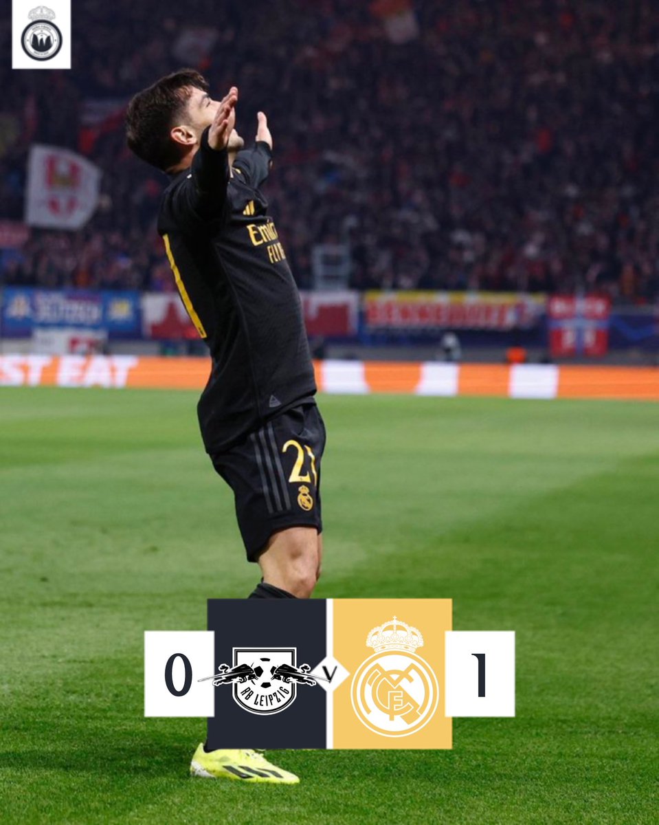 Pena_Baku's tweet photo. 🤍🔥 “Real Madrid”, iki həftə sonra “Santyaqo Bernabeu”da keçiriləcək cavab qarşılaşmasına minimal hesablı üstünlüklə yollanır.

Leipzig 0-1 Real Madrid

48’ Brahim Diaz (ass. Dani Carvajal)0-1.

#peñabaku https://t.co/xLH5FlzIuy