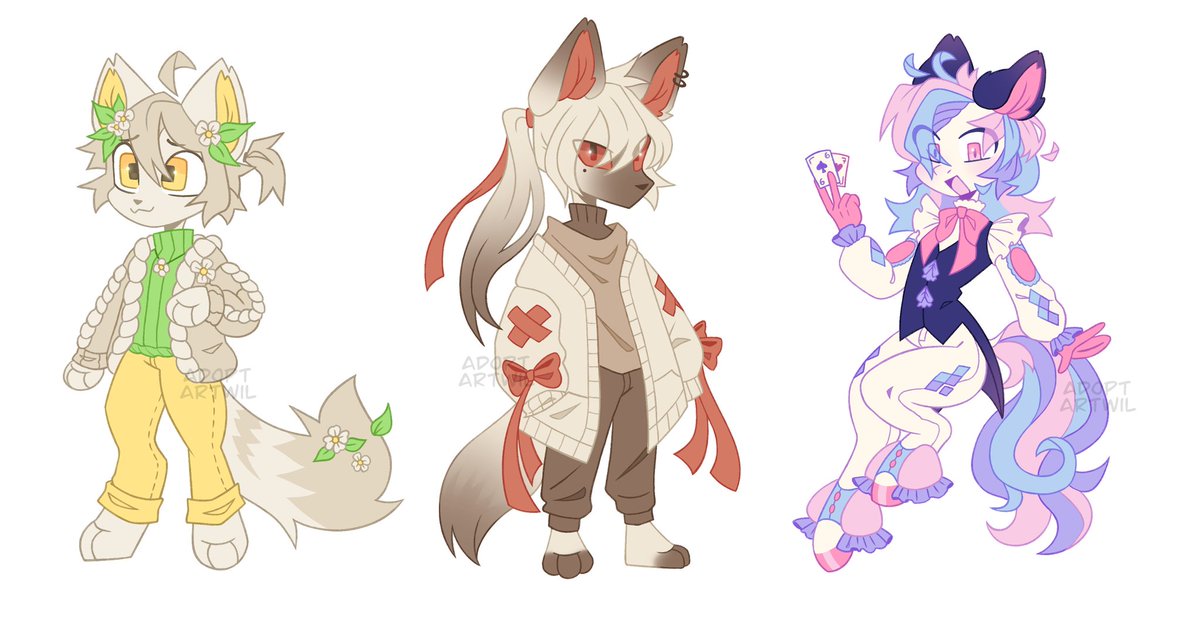 artwil_'s tweet photo. already sold adopters✨ #art #anthro #furry https://t.co/m1pMDf1J9X