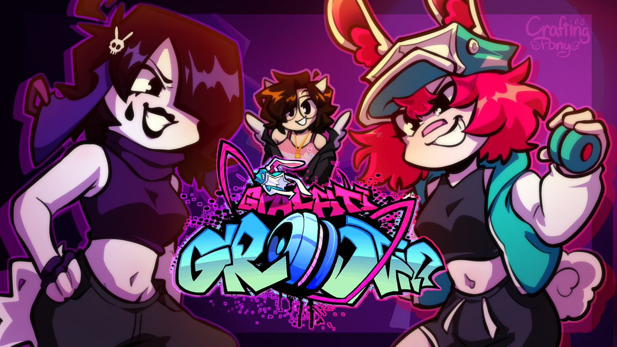 craftingpony's tweet photo. New FNF video is out now! Finally played the Graffiti Groovin' V2 update and loved every second! Go check it out!! 👏
https://t.co/cWGqTdDmuT https://t.co/g7TJjqiejV