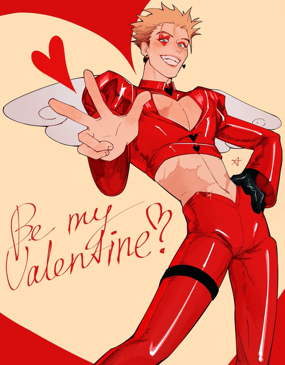altades_art's tweet photo. Happy valentine day!!! Who you picking? 
#trigun #TRIGUNSTAMPEDE https://t.co/iskD00AK6y
