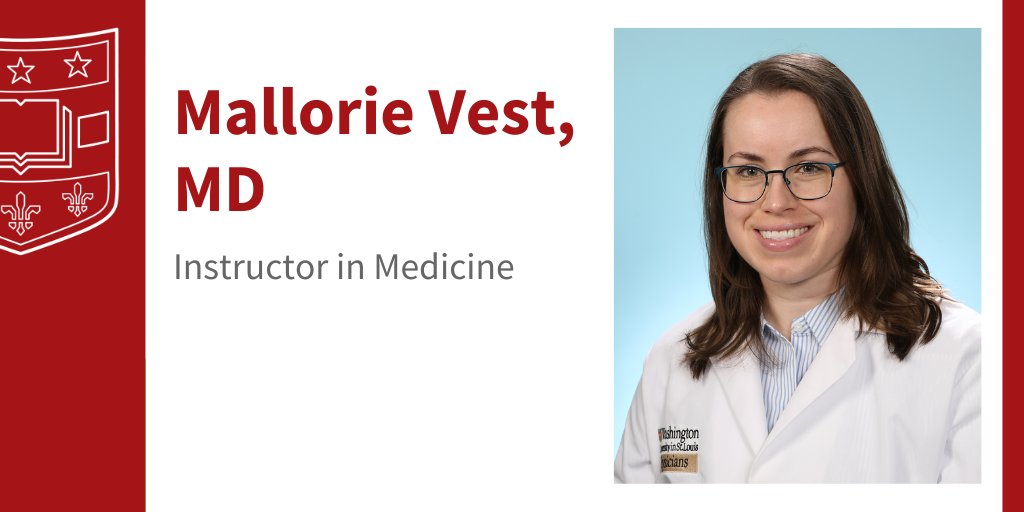 Please help us welcome Mallory Vest, MD, Instructor of Medicine, @WashUHosp @WUSTLmed Her current interests are in hospital medicine, caring for patients with acute illness, and point of care ultrasound. ⁠ Link to learn more> l8r.it/Lg5O