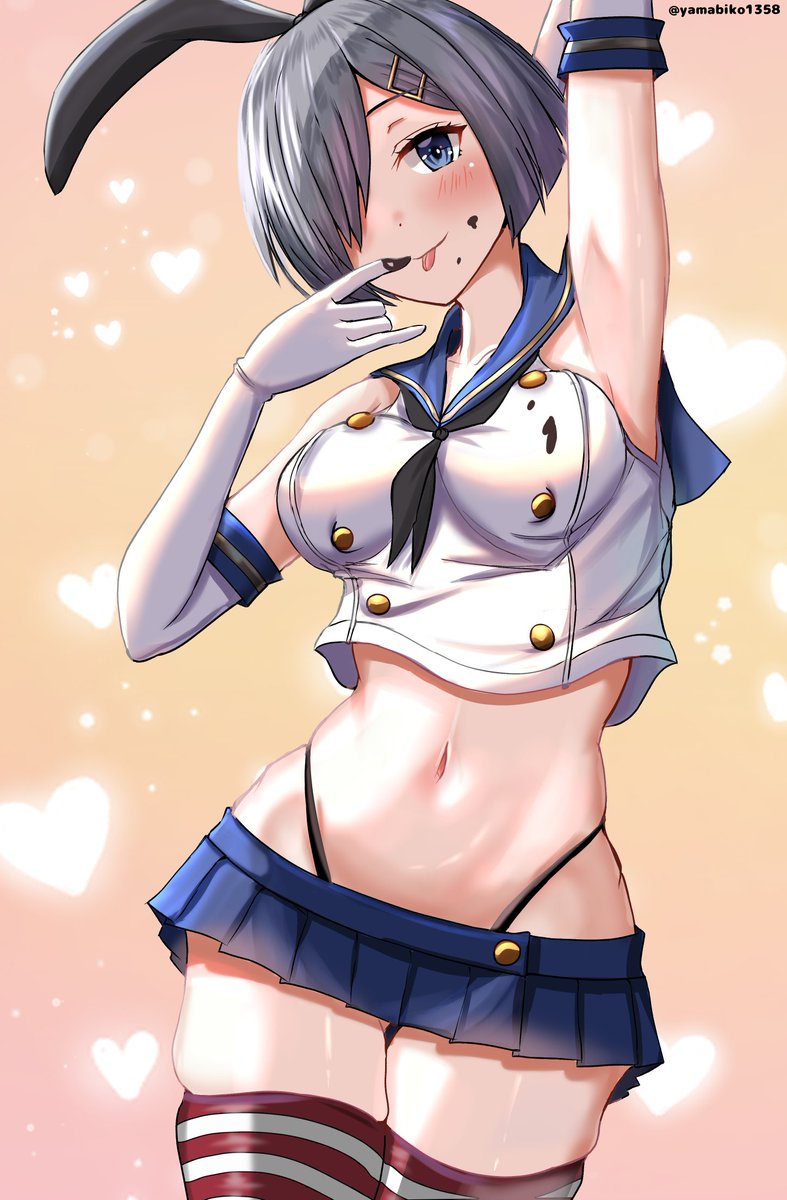 バレンタインデー💞
島風コスの浜風ちゃんが
チョコペロリ(๑'ڡ`๑)
#艦これ 
#浜風 