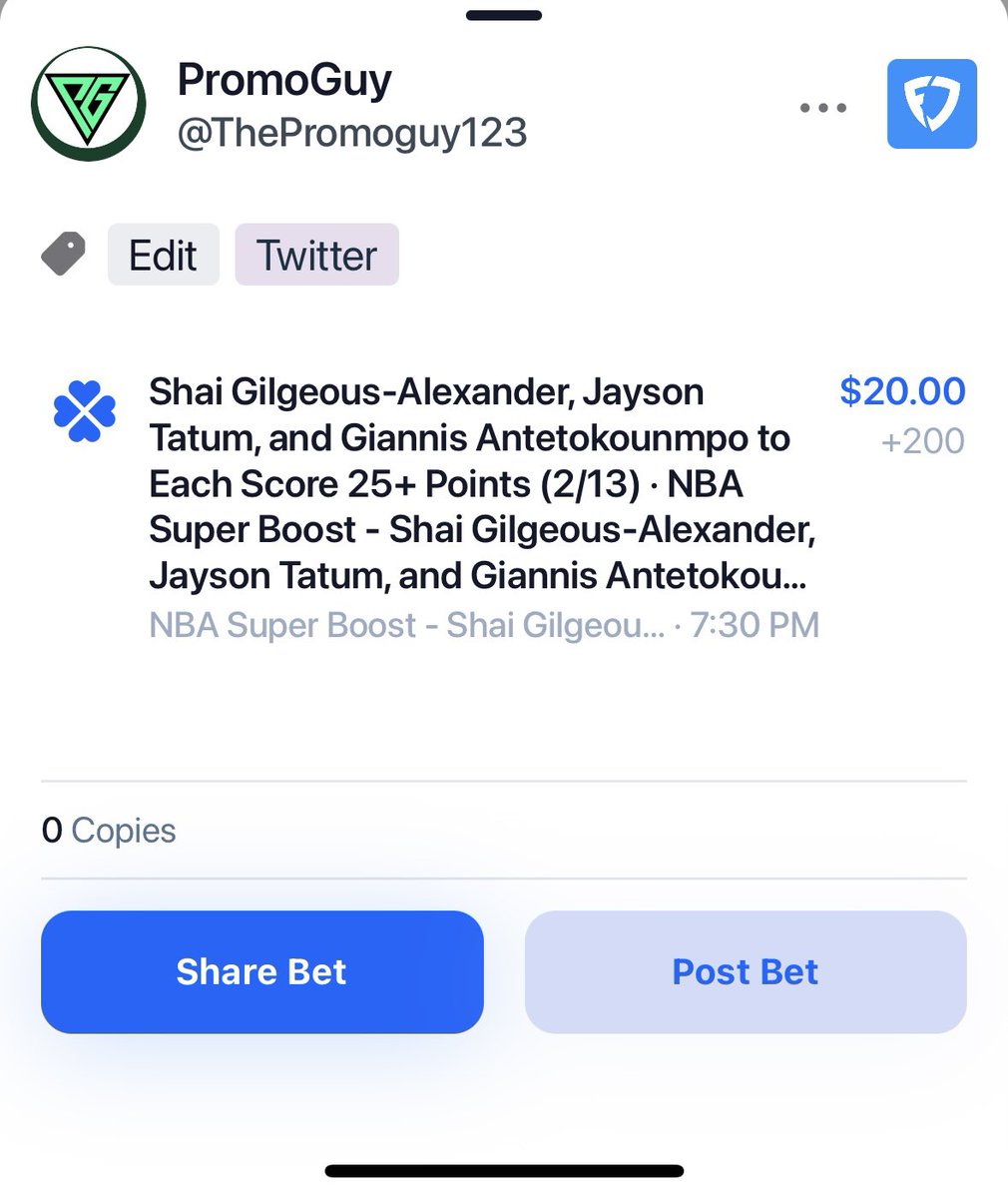 The Promoguy tweet media