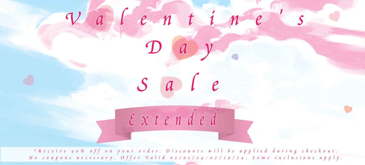 digitalmanga's tweet photo. We're happy to announce that our Valentine's day sale has been extended~

Continue to receive 40% on your orders on emanga and our amazon storefront until 2/29!

emanga: https://t.co/mUItW8qXya
Amazon: https://t.co/A81Lo7L309

*Some exclusions apply https://t.co/UUprwBBaTL