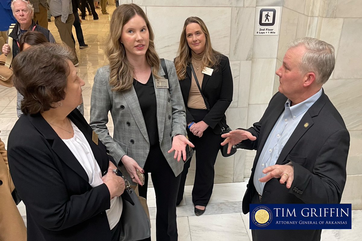 AGTimGriffin's tweet photo. Thanks to the members of Leadership Crawford County and Leadership Fort Smith for the invitation to speak to them today in the Old Supreme Court. It was great to visit with fellow Arkansans who are involved in their communities. I encouraged them to learn all they can about how different levels of government work and to build their networks so they can be of better service to their neighbors. @ChamberVanBuren @FtSmithChamber #arnews