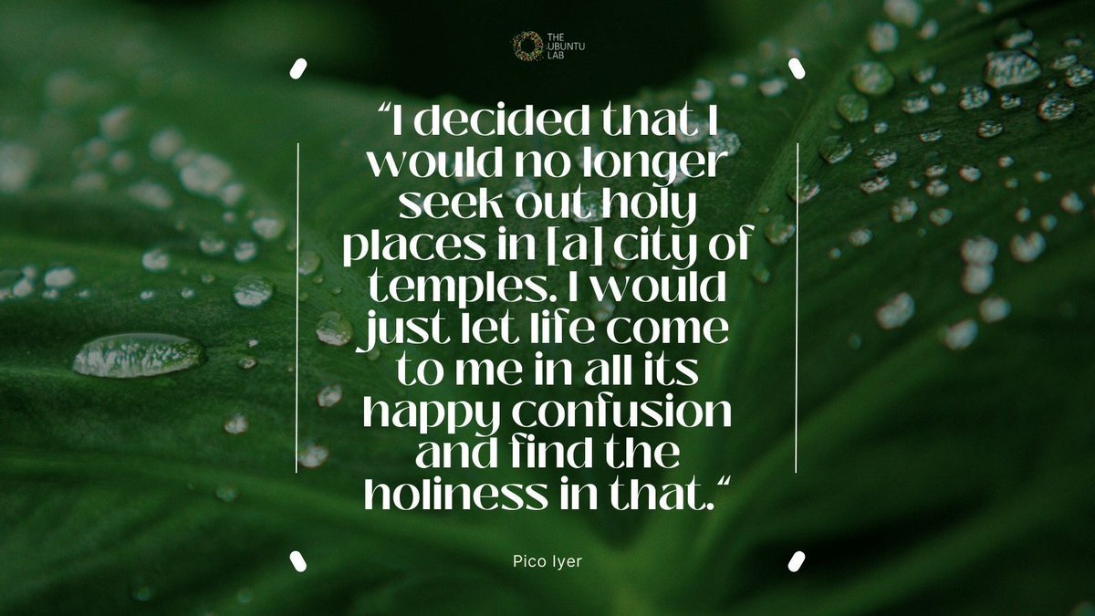 TheUbuntuLab's tweet image. One of the main principles of our approach is internal rather than external: Take Care. We should take care of ourselves, be mindful in our work, and also take care of our learners. Stay tuned to learn more about our #methodology: buff.ly/49nYazV @PicoIyer