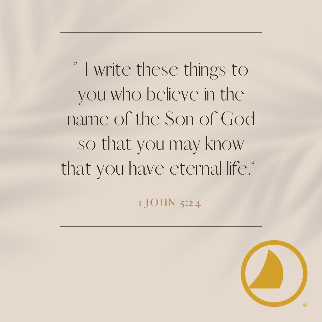 NavigatorChurch's tweet image. From Proclaiming Christ, Assurance of Salvation @thenavigators #topicalmemorysystem #1John524