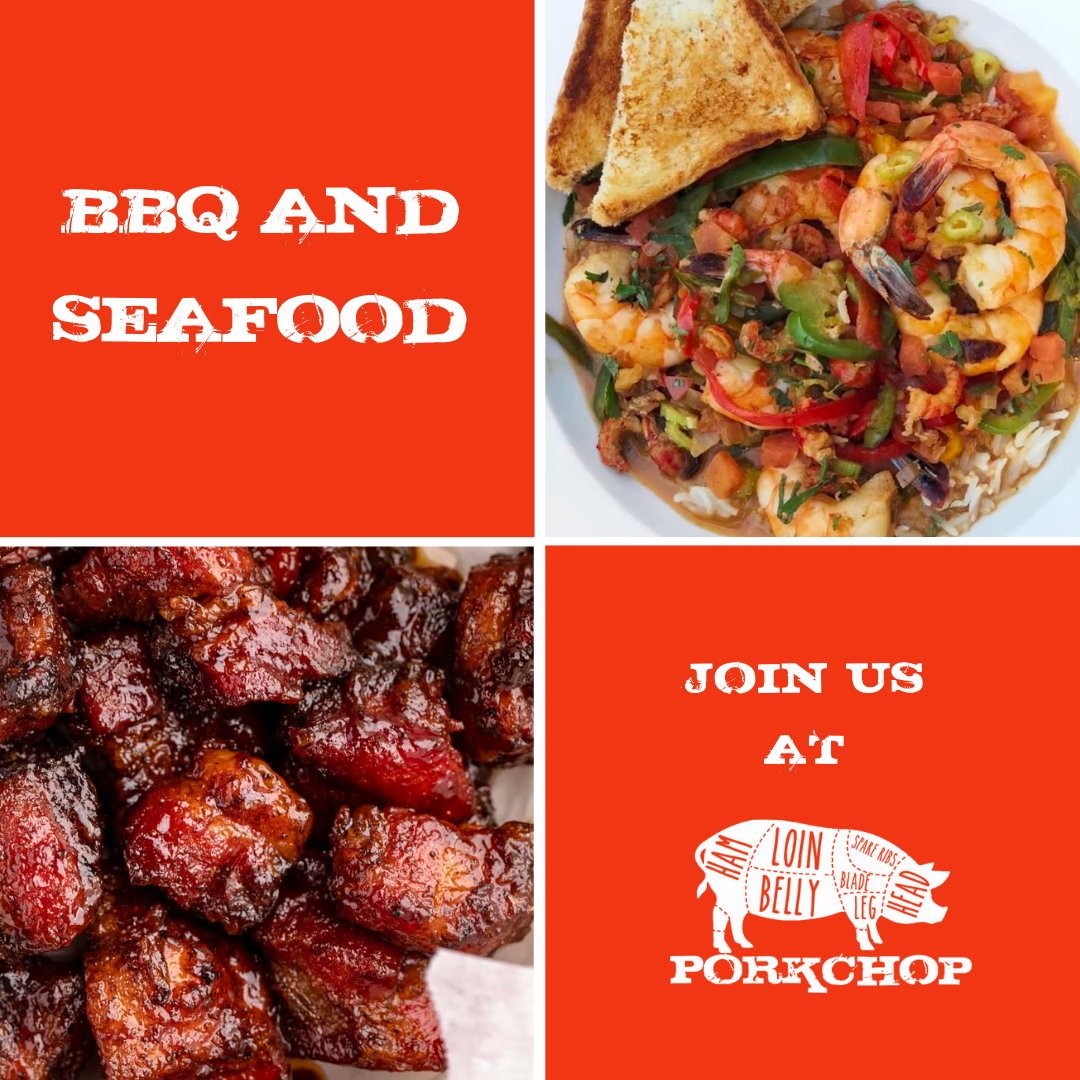 Can't decide between BBQ and Seafood? At Porkchop, you don't have to! Enjoy our range of delicious BBQ and Seafood dishes. 

Order now: 
porkchopchicago.com