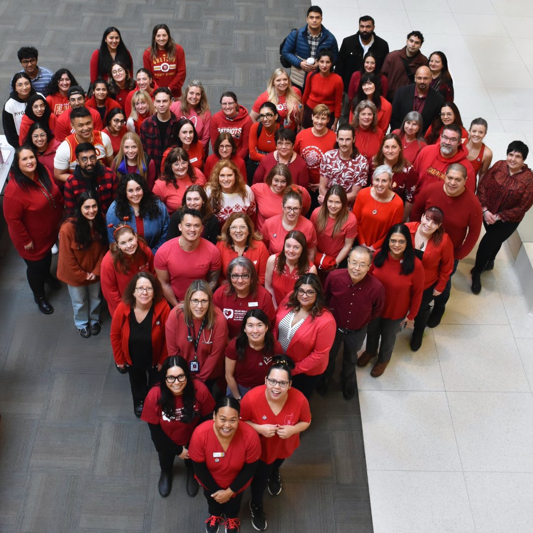 Today we wear red for women's cardiovascular health! 🫀 Huge thanks to everyone who joined us❤️#WearRedCanada #HerHeartMatters #LibinWearsRed