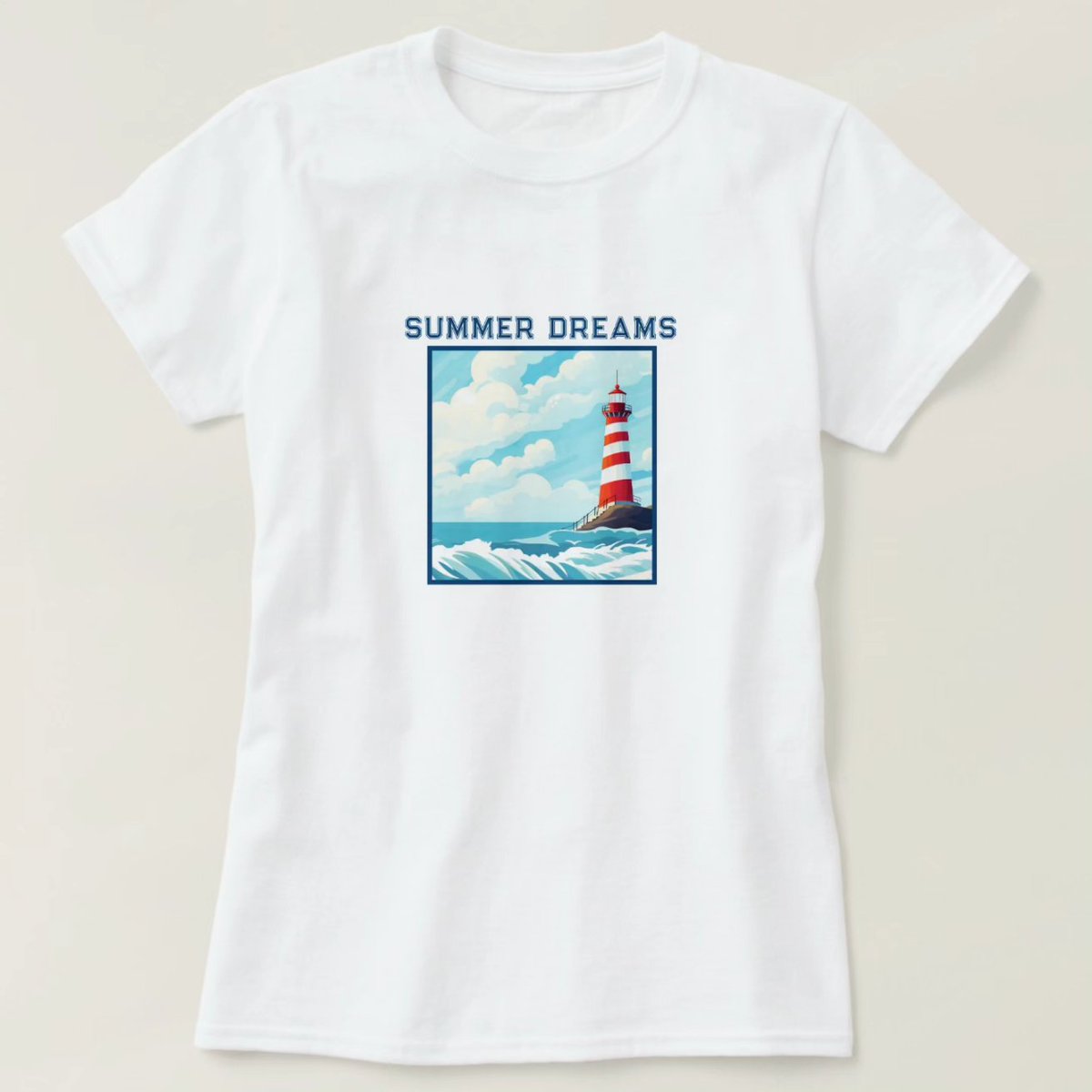 'Summer Dreams by the Sea' Lighthouse T-Shirt

#summerdreams #lighthouse #coastallife #ocean #inspired #seaside #escape #beach #nauticalstyle #summerfashion #vacation #dreams #beachlife
