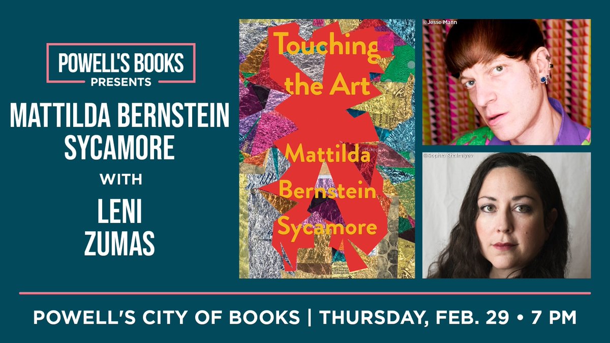 Mattilda B Sycamore (@mbsycamore) on Twitter photo Yes, this year is a leap year so we get an extra day and yes, on that day, magical February 29th at 7 pm I'll be reading from TOUCHING THE ART <a href="/Powells/">Powell's Books</a> City of Books in Portland, in conversation w/<a href="/lenizumas/">lenizumas.bsky.social</a>, join us!! Don't forget to wear a mask, let's take care of one another💞 Yes, this year is a leap year so we get an extra day and yes, on that day, magical February 29th at 7 pm I'll be reading from TOUCHING THE ART <a href="/Powells/">Powell's Books</a> City of Books in Portland, in conversation w/<a href="/lenizumas/">lenizumas.bsky.social</a>, join us!! Don't forget to wear a mask, let's take care of one another💞