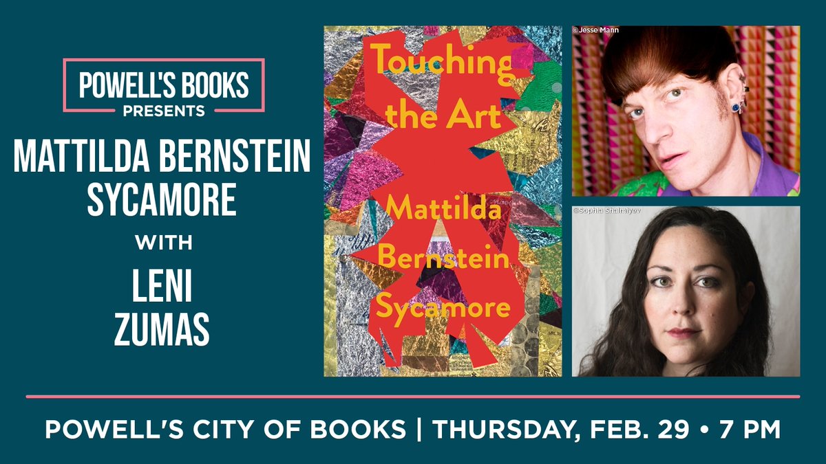 Yes, this year is a leap year so we get an extra day and yes, on that day, magical February 29th at 7 pm I'll be reading from TOUCHING THE ART @Powells City of Books in Portland, in conversation w/@lenizumas, join us!! Don't forget to wear a mask, let's take care of one another💞