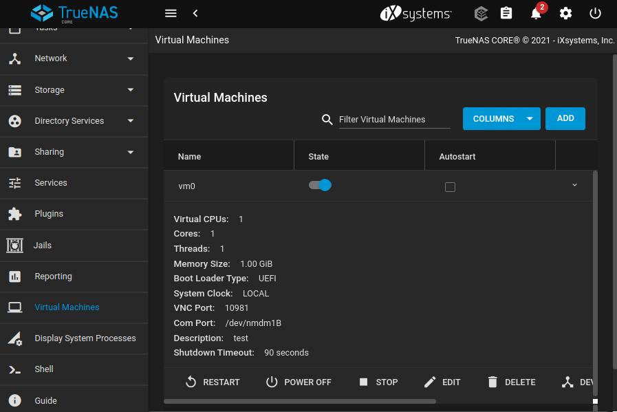 vermaden's tweet photo. As Brocade killed free @VMware #ESXi the @freebsdfndation should do some 'marketing' to show how #Bhyve [1] replaces that hole for home labs.

Also easy GUI way by using @TrueNAS CORE [2] web interface for #Bhyve VMs.

[1] https://t.co/t0R6k6ZnNK
[2] https://t.co/WMqpaev57M https://t.co/Xc15SJ8FTi
