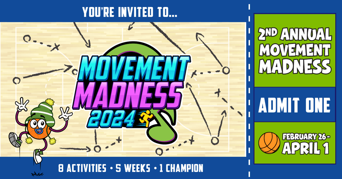 Are you a QuaverHealth•PE teacher? We're officially inviting you to participate in #MovementMadness2024! 🏀 

Learn about how the bracket-style tournament works and find resources to start planning here: bit.ly/48hAQmF

#PhysEd #HealthEd #ElemPhysEd