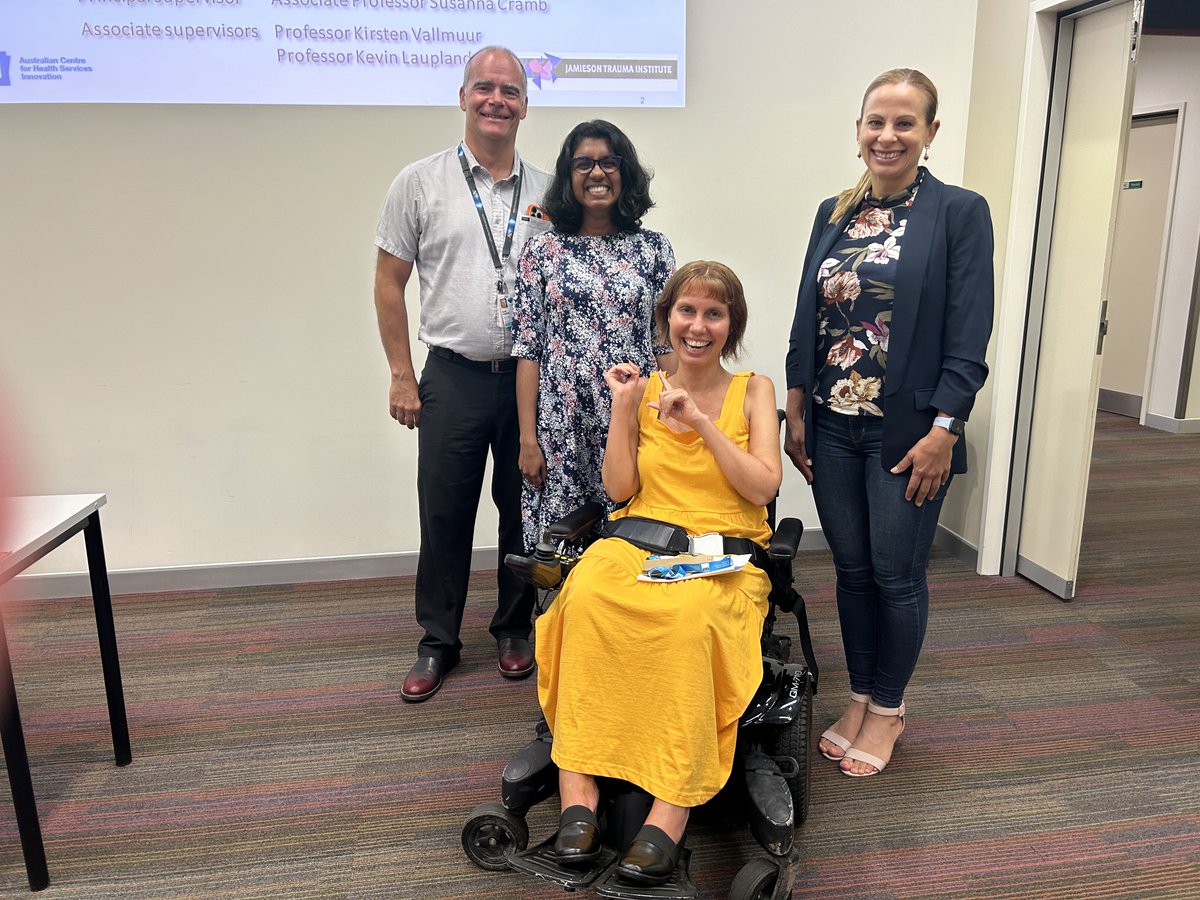 Congratulations to #superstar #PhD student <a href="/Binuri_P/">Binuri Perera</a> for an excellent confirmation seminar about injury-related bloodstream infections yesterday! You know it was great when all supervisors were smiling at the end! Thanks to everyone who came for your support. <a href="/AusHSI/">AusHSI</a> @kvallmuur