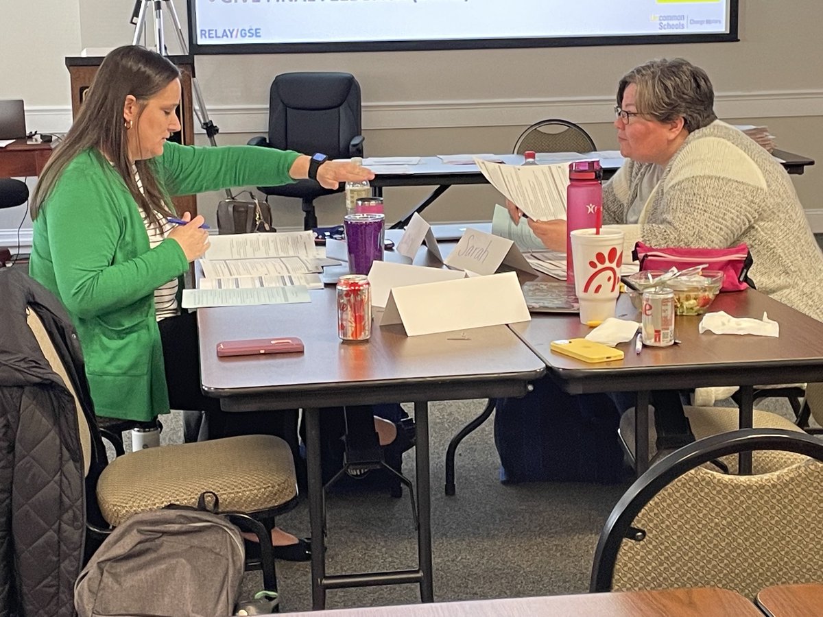RELAY Weekly Data Meetings. Practice, practice, practice. Monique Cincore is helping us get this right! Our Title I school leaders are a blessing! ⁦<a href="/CabCoSchools/">Cabarrus Co. Schools</a>⁩