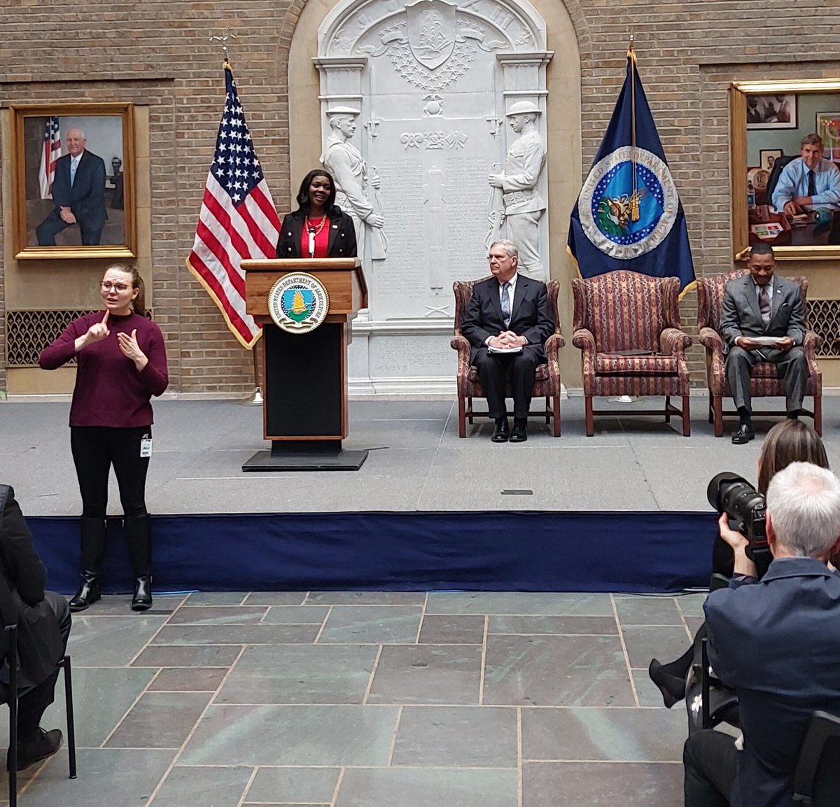 'Bottom line, we need data to make well-informed decisions.' Under Secretary for Research, Education, and Economics and Chief Scientist Dr. Chavonda Jacobs-Young #USDAScience