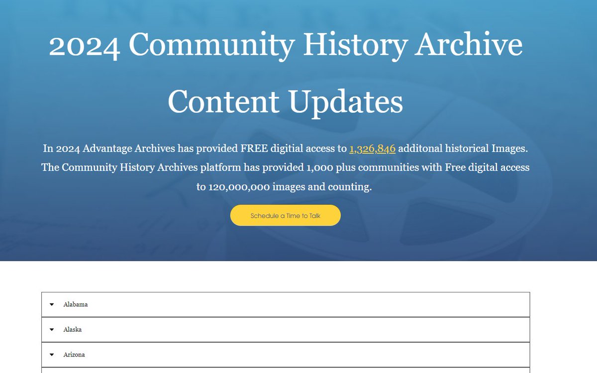 Want to stay up to date on what archives are being upaded? Click the link below and see the list what archives have been updated so far in 2024. Make sure you check back weekly for additonal content updates! zurl.co/PWgK #CommunityHistory #CHA #Archives