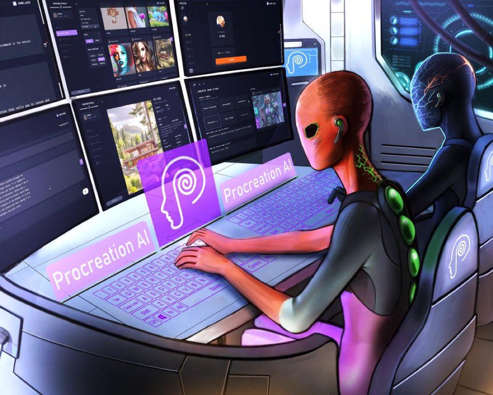 UxGsol's tweet photo. I've partnered with Procreation AI 🎊 

Let's make a giveaway 🔥

Prize: $50 

📌Like, RT, Comment 3 friends
📌Follow me &amp; @Procreation 

Winner selected in 24h ⏳
Good Luck 🍀 https://t.co/lzOyVRXIGi