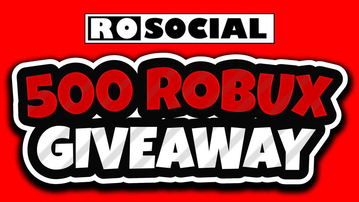 500 ROBUX GIVEAWAY
Follow <a href="/RoSocialHub/">RoSocial</a> &amp; <a href="/EmeraldAlbin/">EmeraldAlbin☪️</a> &amp; <a href="/EliteFlorian/">EliteFlorian</a> 
Like &amp; RT the post
Like &amp; RT <a href="/RoSocialHub/">RoSocial</a> pinned post
Ends in 3 days