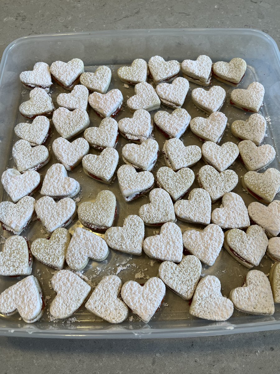Making guava-filled Brazilian wedding cookies for Valentine's!