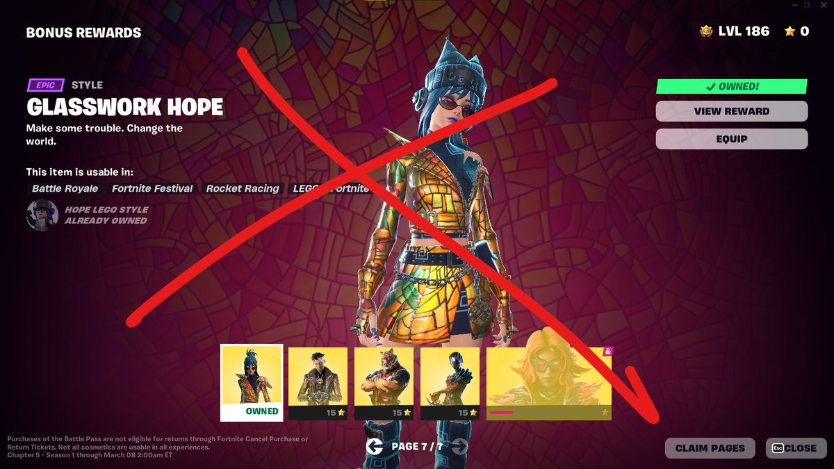 foxpowertweets's tweet photo. REMOVE SUPER STYLES AND GIVE US BACK PROGRESSIVE SKINS https://t.co/gtP85g8Hwz