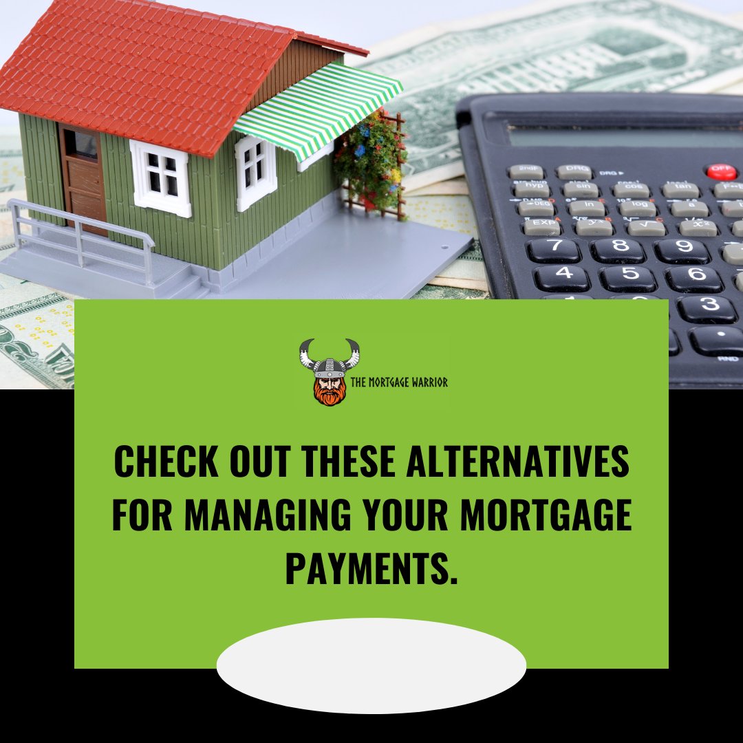 Check out these alternatives for managing your mortgage payments.

For more information, visit our website themortgagewarrior.com

#mortgagehelp #financialtips #homeownership #housingassistance #loanmodification #governmentprograms #temporaryrelief #realestateopti