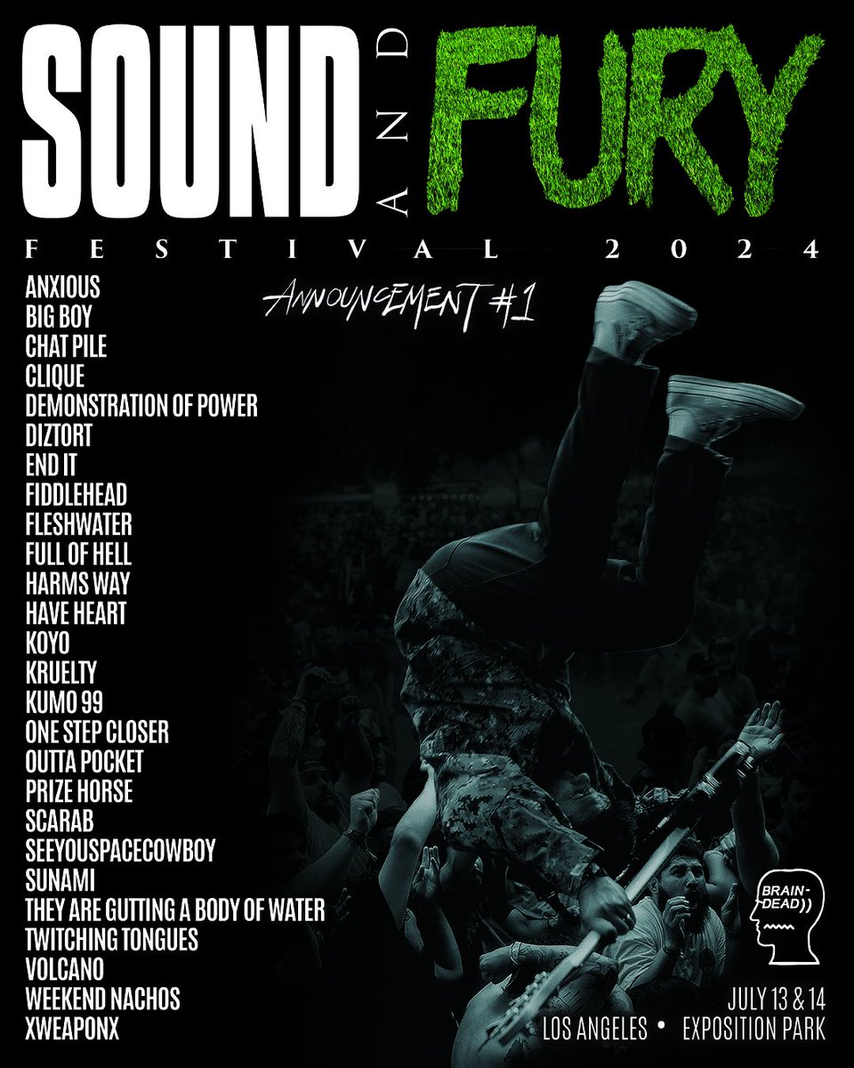 sound_and_fury's tweet photo. Announcement 1. 
Passes on sale now. 
8+ more bands to come.

We will have another week of events and shows leading up to Sound and Fury 2024, including another @hardlorepod 

PASSES: https://t.co/Wzgg3bUFeu https://t.co/7BUQQ8rMWp