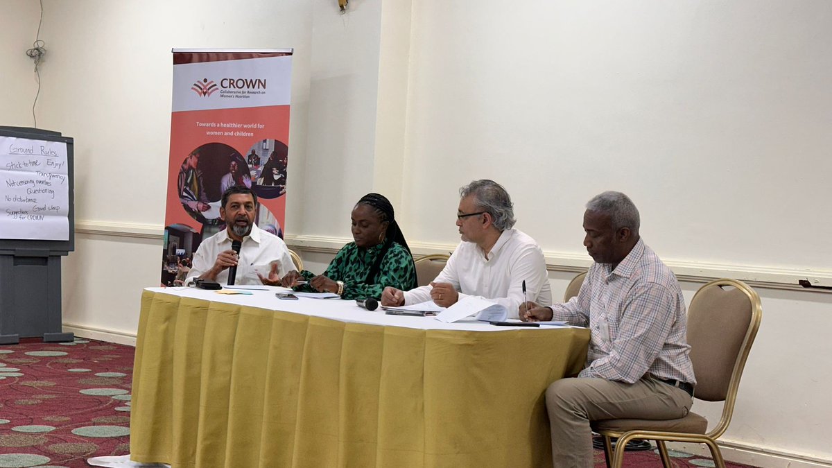 We wrap up Day 2 of #CROWN24 with a panel discussion moderated by @RajivNRimal, Principal Investigator of @JHUCROWNProject! Panelists shared key learnings from the field, their work, and the convening. Stay tuned for updates from Day 3!