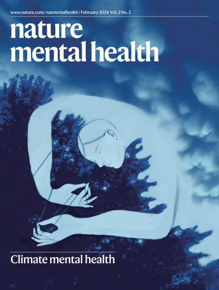 ⏰🌎Our February issue is now live! We feature climate #mentalhealth and bring a diverse collection of articles exploring #climate change, #depression, #COVID19 & mental health & many more! Image: @RebekaRyvola Cover design: @diatomdeb Happy reading!👇 nature.com/natmentalhealt…