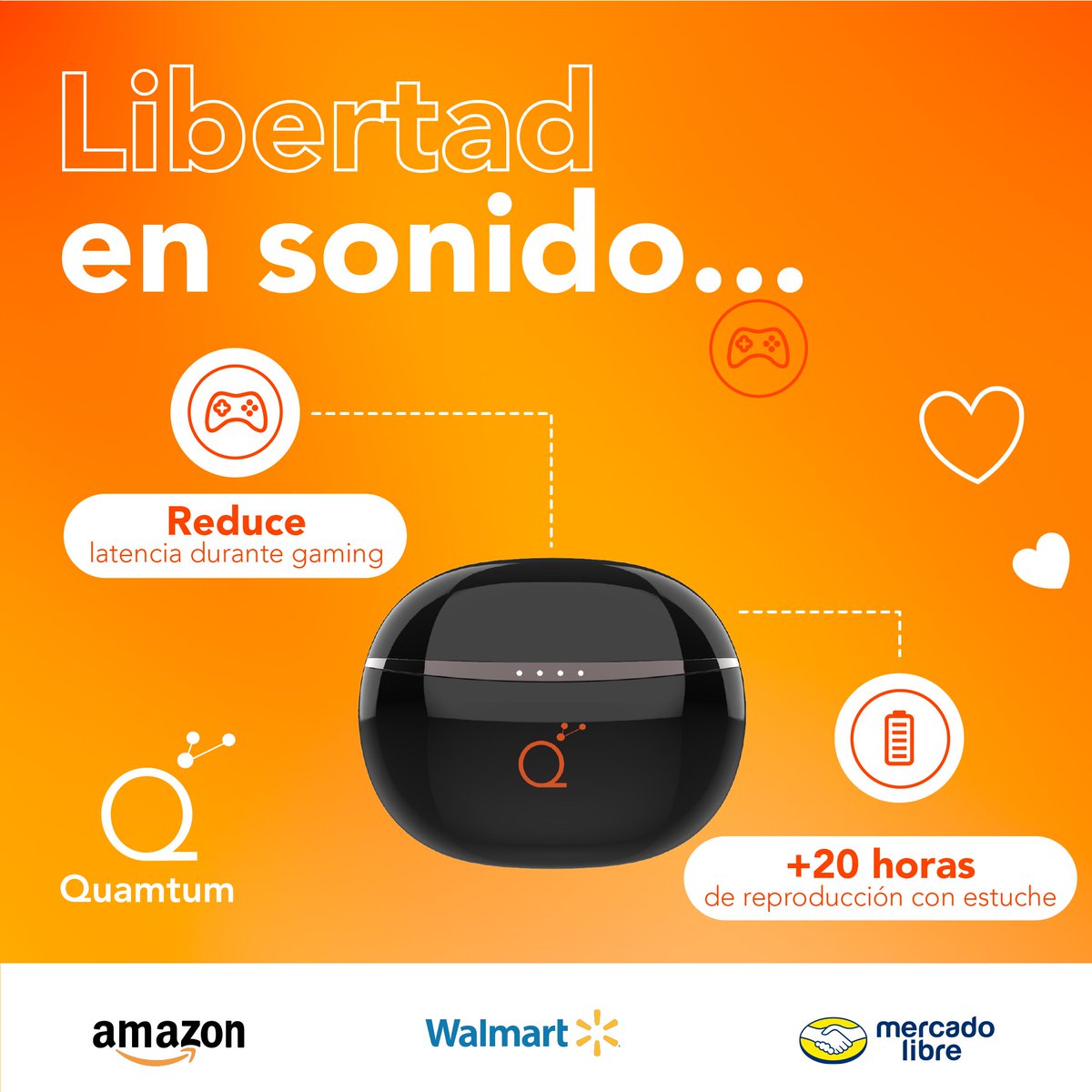 QuamtumAudio's tweet photo. ¡Enamórate y escucha tu música favorita!
Este mes regala o regálate unos #QuamtumProQA10, lleva contigo nuestros earbuds, ten el control directo y súbele al volumen. 🧡🖥️🌐

Adquiérelos en Amazon, Mercado Libre y Walmart.

#HolaQuamtum #QuamtumAudio #EarbudsQuamtum #Audio https://t.co/ytd1Op9o7M