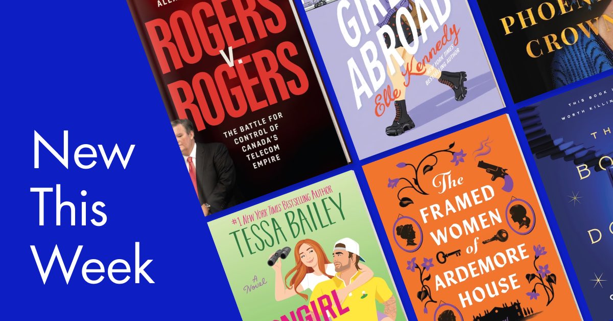 Indigo_Barrie's tweet photo. Ready to find love in books? 💓📚💫 Dive into @MsTessayBailey's spicy #FangirlDown ⛳️❤️, #ElleKennedy’s humorous #GirlAbroad 🤘, and #GarethBrown’s #TheBookOfDoors for a dose of magic and adventure. 😍 Click here for more new books: https://t.co/1w8XxmvH9M https://t.co/m8yp1qLu7k