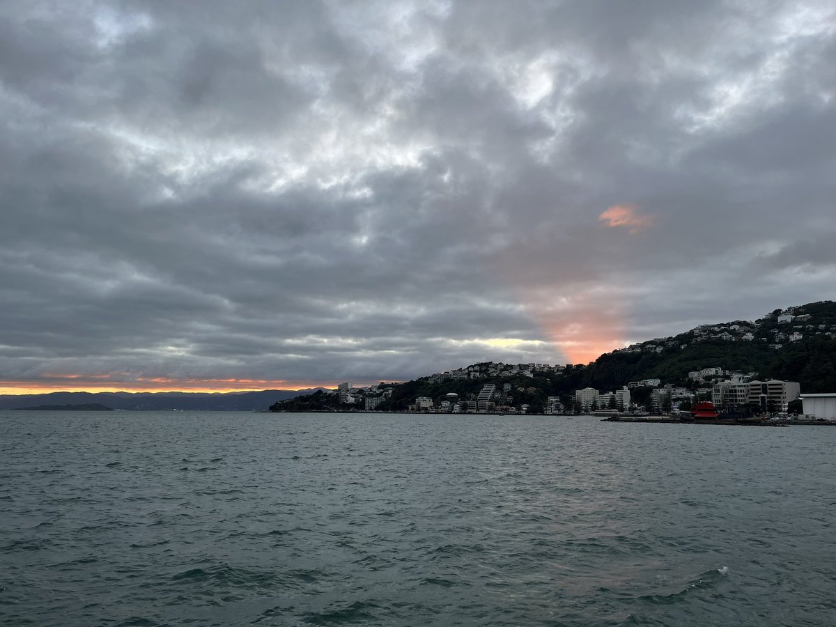 Moody sunrise in #Wellington happy Wednesday folks