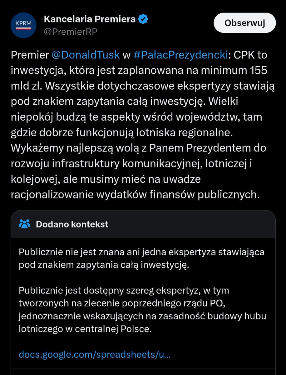 Donald Tusk jak zwykle KŁAMIE.