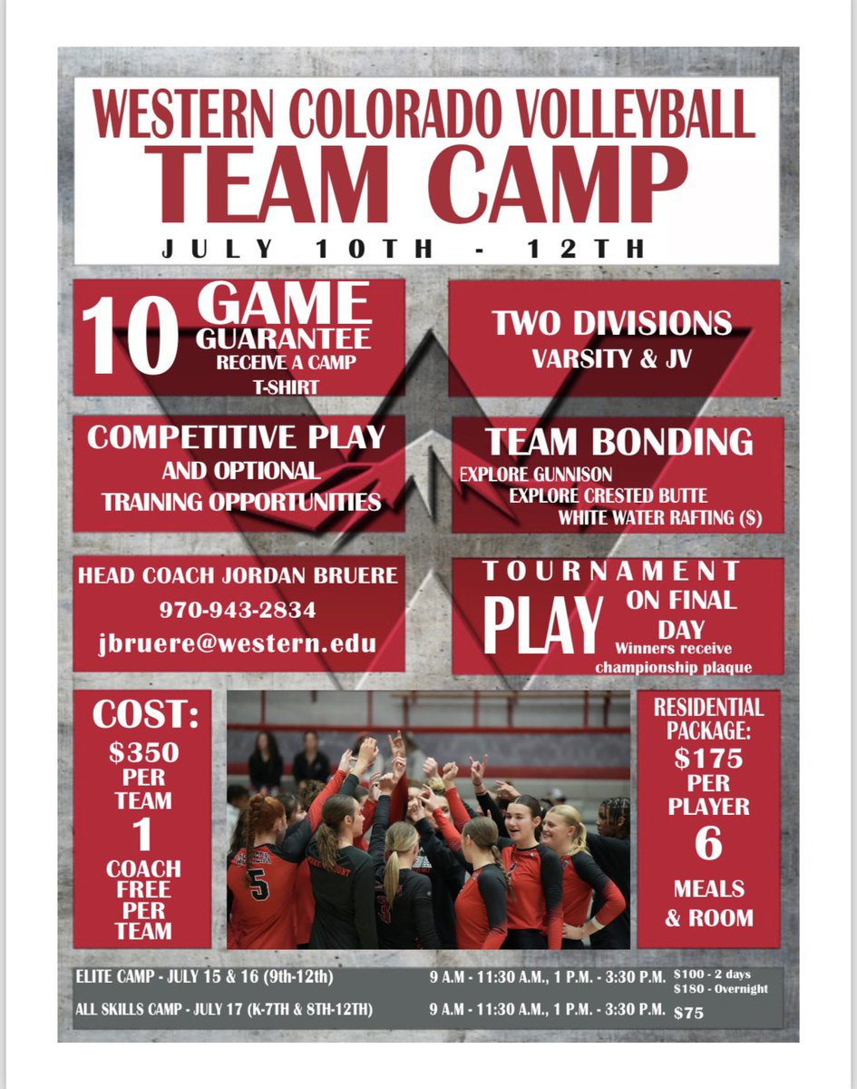 Western Colorado Volleyball tweet media