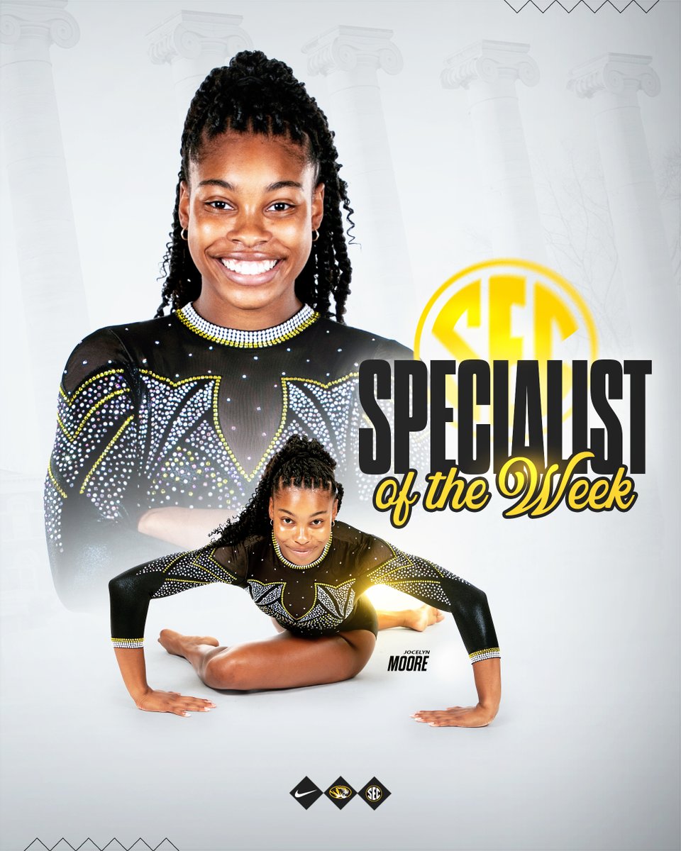 Joci stays doing Joci things 🫡

Your SEC Specialist of the Week, <a href="/jocimoore/">Jocelyn Moore</a>!

📰 bit.ly/49CCccR

#MIZ🐯