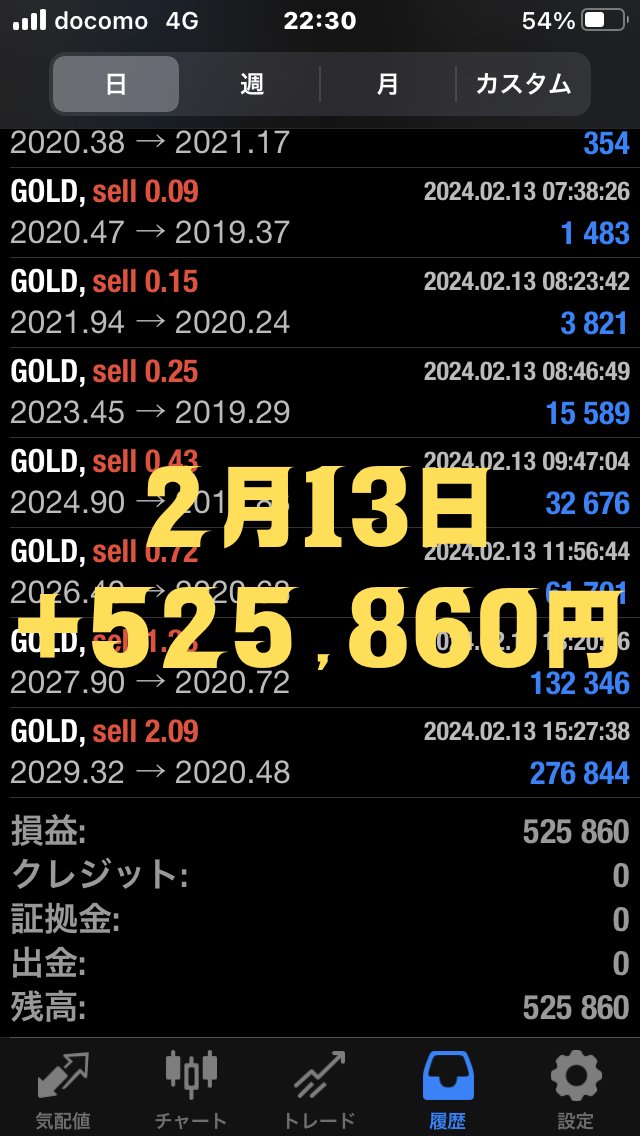tenshi5556's tweet photo. 2月13日の実弾収支結果

💫稼働日数 96日目
💫+525,860円
💫トータル+1,192,115円

--------稼働方法--------
Xmtrading
スタート資金 100,000円
ボーナス           85,803円
稼働時間 ９～15時
マイルールで稼働停止日あり

その他デモ口座を公開してますので参考にしてください😊 https://t.co/Wwy8GE9wXB