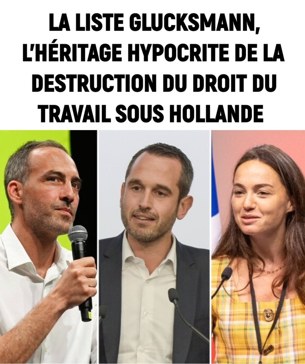 Avec Hollande, la législation de droit du travail est devenue supplétive, elle s'efface face à des accords collectifs qui proposent des conditions de travail pires. La négociation collective n'est plus un outil d'émancipation de la travailleuse, c'est la cage de l'employeur 10/25