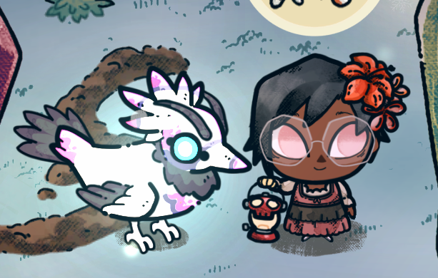 Drew my character from #CozyGrove ! I loving the game so far 💖