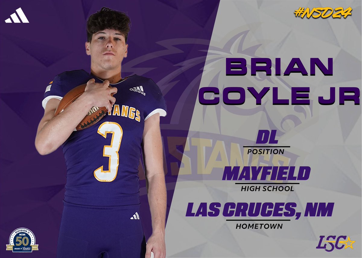 Welcome to Silver City @BrianJr46707754 🐎 | Brian Coyle Jr. 🏈 | Defensive Line 🟣 | Mayfield High School 🟡 | Las Cruces, NM #RareBreed #Mustangs
