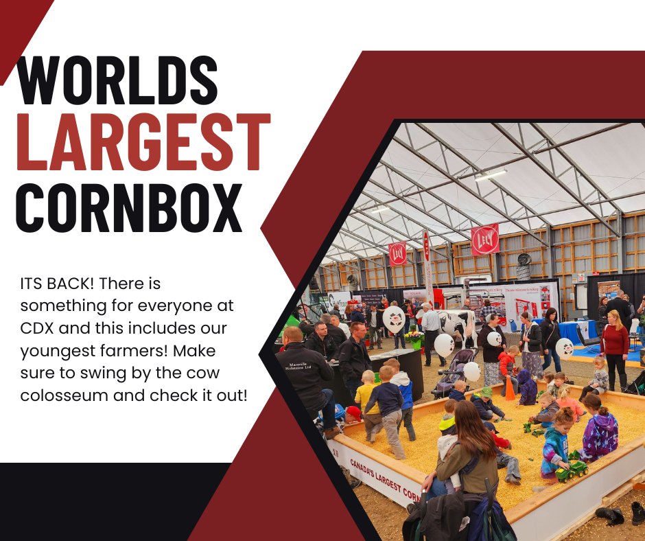 Its Back Again! CDX has something for everyone! Even our youngest producers!