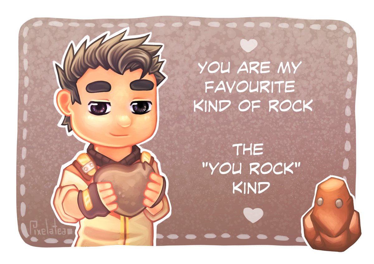 JustPixelatea's tweet photo. Happy Valentine's day you beautiful rocks!
#MyTimeatSandrock #ValentinesDay https://t.co/8mDUgENpmh