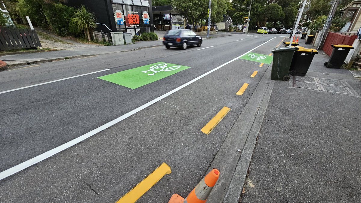 ptorrsmith's tweet photo. And so the Aro Valley cycle way finally arrived in the early hours of this morning
#arovalleynz https://t.co/1GD0pfXiYj