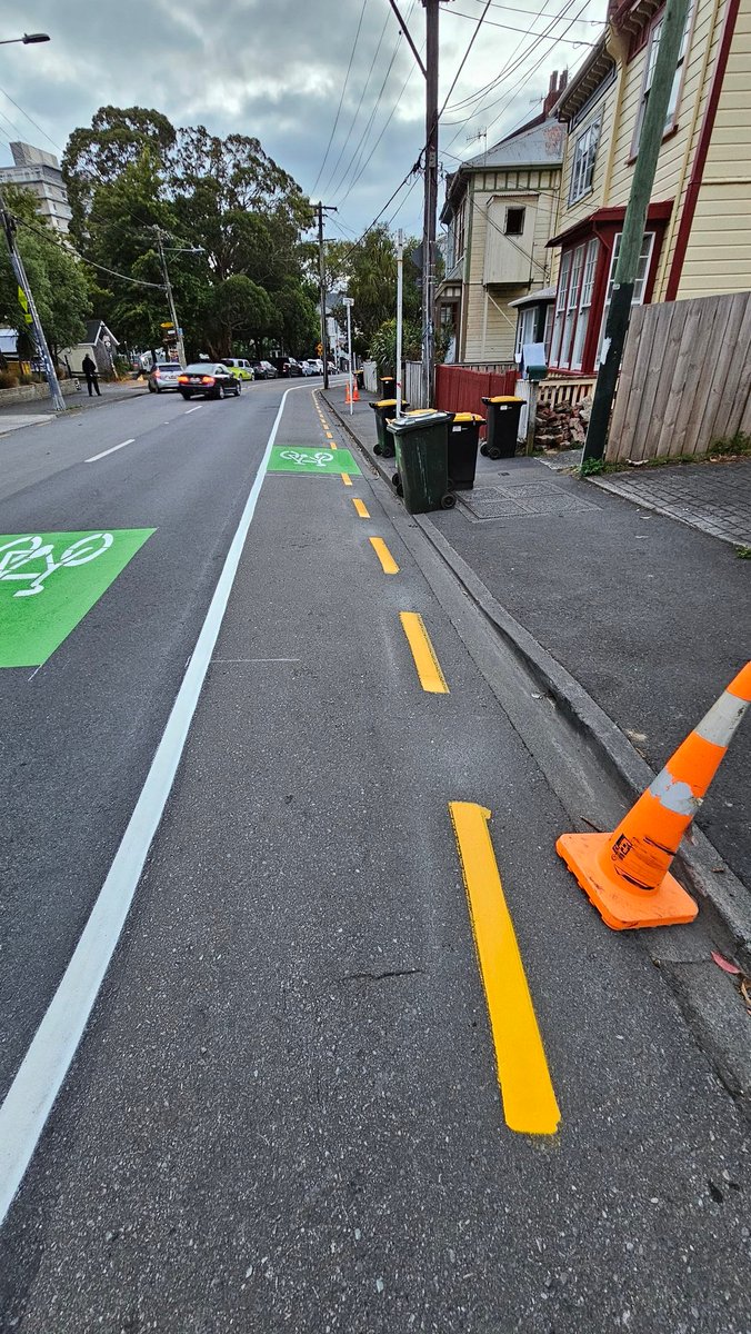 ptorrsmith's tweet photo. And so the Aro Valley cycle way finally arrived in the early hours of this morning
#arovalleynz https://t.co/1GD0pfXiYj