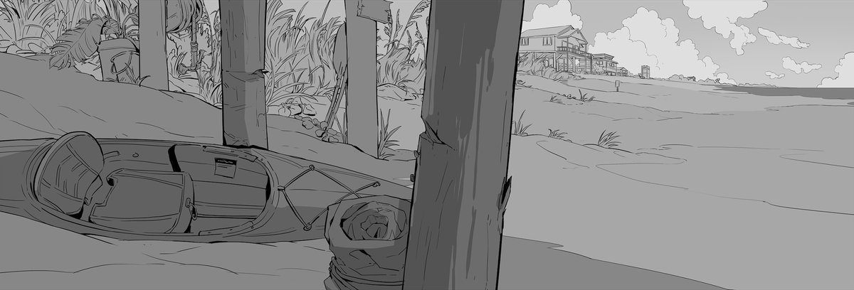 beach BGs from Craig Before the Creek. looked at florida google street view a lot for these
