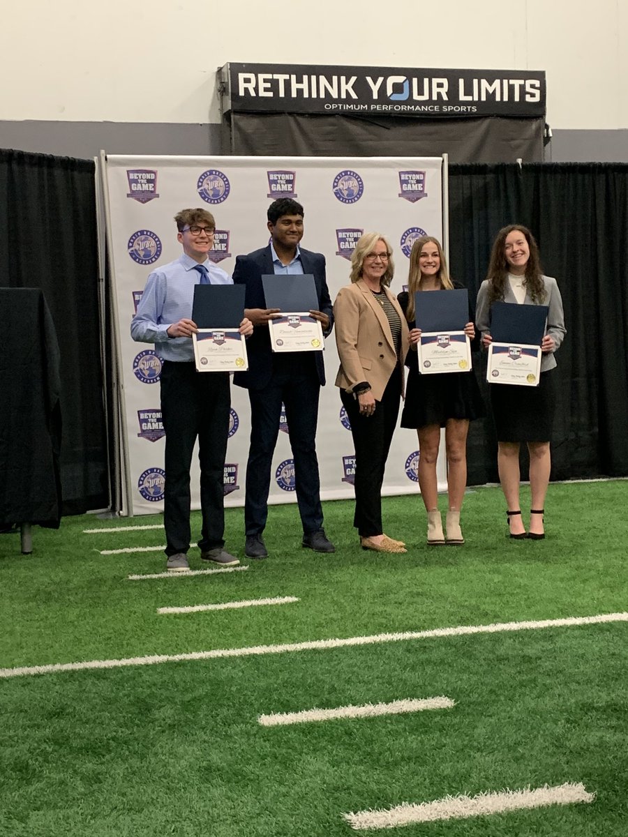 Congratulations to our Spartan Junior Student Athletes honored at the WBA Beyond the Game Leadership Awards Luncheon!!
Ryan Parker, Devesh Vamadevan, Madelyn Sipe, Emme Crawford
#SpartanPride!!