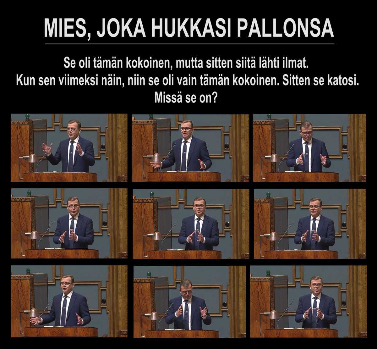 TomKeepIt's tweet photo. Hei Antti Petteri, sinun täytyy vain noudattaa omaa ohjettasi ja etsiä paremmin.

#lapanen #pallo #hukka #perii #taantuma #lama #PainavaSyy #yleislakko https://t.co/5YiocOtt9c