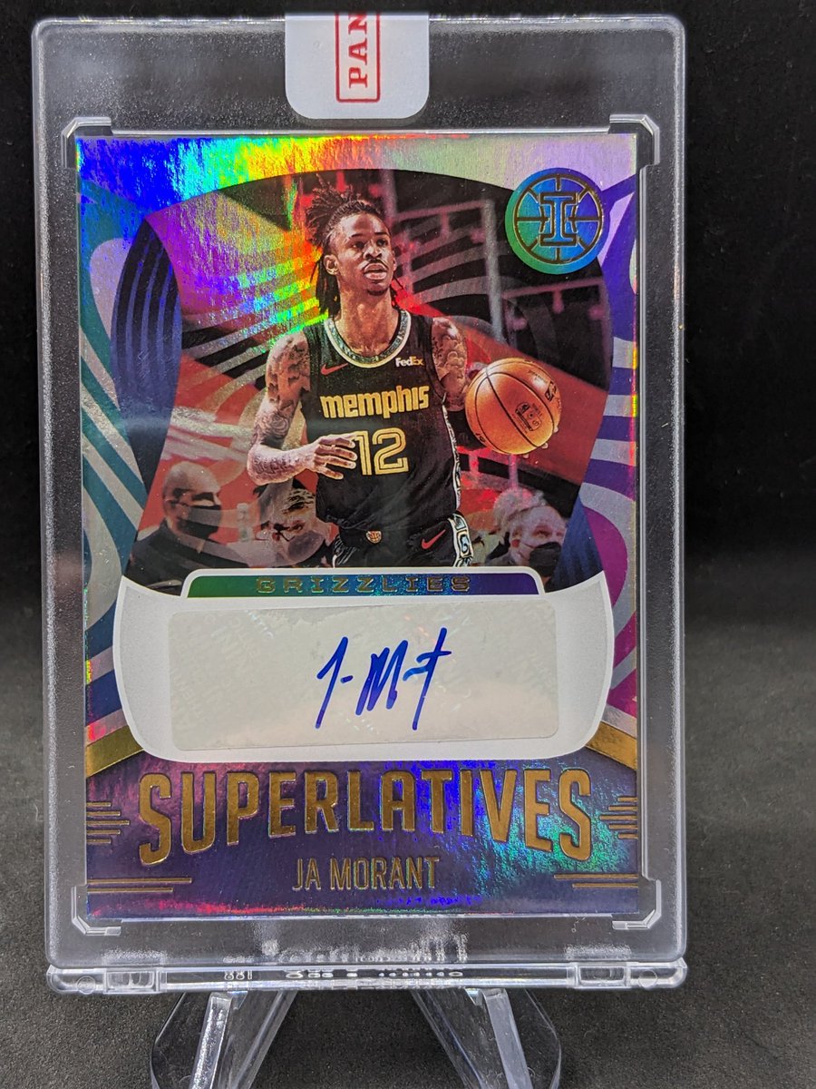 DraftDaySC's tweet image. After a couple of years worth of waiting, we assumed we were getting a replacement. Much to our surprise, it's finally here. 

What's the longest you've ever waited for a redemption that was actually fulfilled?

#JaMorant
#Grizzlies
#whodoyoucollect 
#Panini
@CardPurchaser